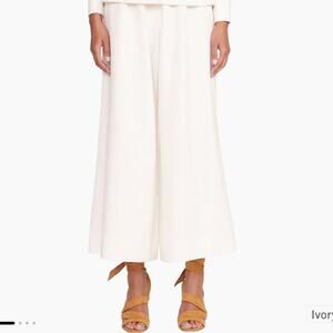 Staud NWT $395 Caleb Wide-Leg Pants S 4